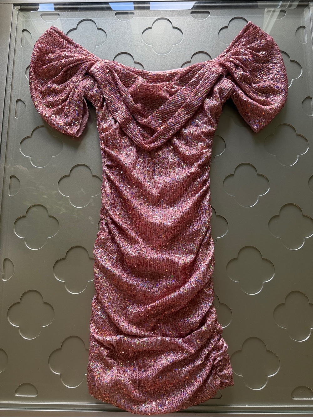 🆕 HELLO MOLLY Frequent The Club Dress Pink Sequin Size 2 NWT - Picture 11 of 16